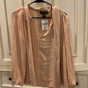 salmon blouse